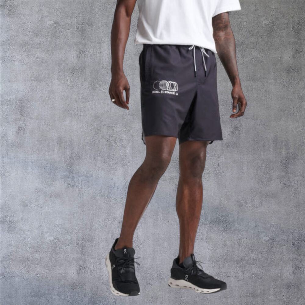Stance Stitched Different Black Performance Shorts Mens Medium M Gym Athletic
